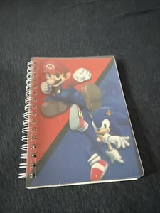 Mario/Sonic Small Lined Spiral Notebook  - Bild 1 von 5