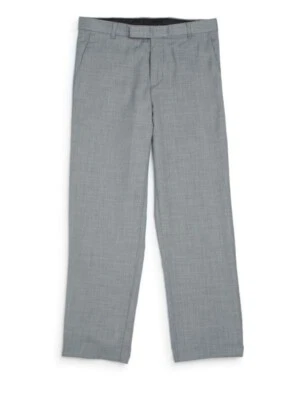 Pantalones Calvin Klein Niños Calce Ajustado Frente Plano Gris Claro Piel de Tiburón Talla 12 Nuevos con Etiquetas Foto 1 de 3