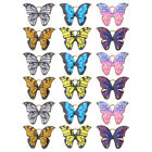  20 Pcs Schmetterlings-Schmuckanhänger Ohrringe Zubehör Selber Machen