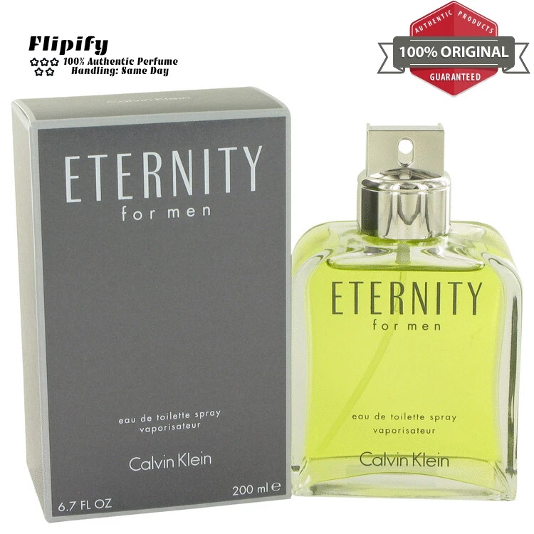 ETERNITY Cologne por Calvin Klein eau de parfum spray para hombres 6,7 oz 3,4 oz 1,7 oz 0,5 oz Foto 1 de 1