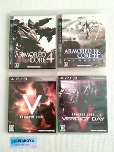 Armored Core 4 For Answer V Verdict Day Set Lot 4 PS3 Playstation3 JP Ver. Used - Picture 1 of 6