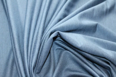 Sweatshirtstoff   4,40€/m² slateblue meliert Meterware KC15.1 - Bild 1 von 2