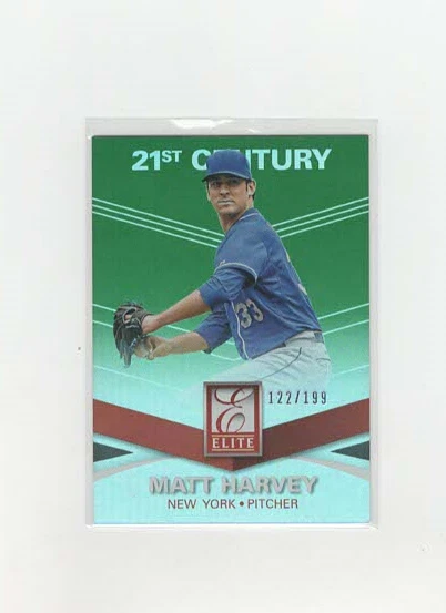 2015 Panini Elite 21st Century /199 Matt Harvey #136 - Image 1 of 2