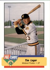 1994 Welland Pirates Fleer/ProCards #3508 Tim Leger Lafayette Louisiana LA Card