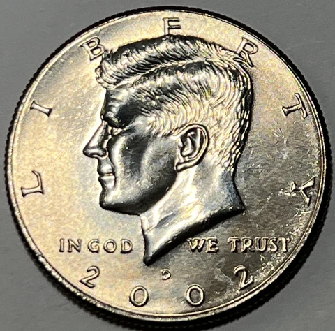 BU 2002-D Kennedy Half Dollar Denver Mint Uncirculated NIFC Buy More, Save More! Cover