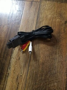 OFFICIAL ORIGINAL OEM Super Nintendo 64 GameCube SNES AV VIDEO CABLE CORD AUDIO - Picture 1 of 2