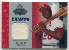 2003 (CARDINALS) Donruss Champions Statistical Champs Materials #15 Lou Brock