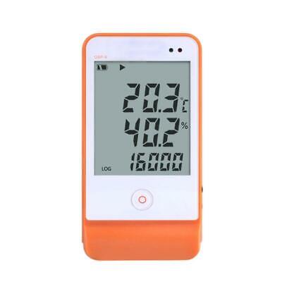 USB GSP-6 Temperature And Humidity Data Logger High Precision Probe Smart Alarm • 44.15£