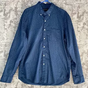 J. Crew-Shirt Herren L Mercantile Flex Knopf Mathematik Lehrer Geschenk Ditsy Zahlen blau - Bild 1 von 10