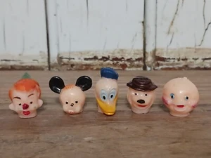 RARE 5 VINTAGE GUMBALL/VENDING CARTOON PENCIL TOPPERS YOGI,DISNEY,HANNA BARBERA - Picture 1 of 6