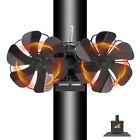 Faster Heat Flow with a Wall Mounted Double Head Furnace Fan 12 Blade Design