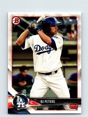 2018 Bowman #BP31 DJ Peters Prospects - Image 1 of 2