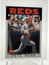 1986 Topps Pete Rose Baseball Card #1 NM-Mint FREE SHIPPING