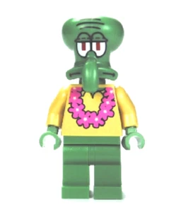 Lego Squidward 3818 Pink Lei SpongeBob SquarePants Minifigure - Picture 1 of 1