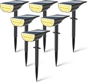 Solar Spot Lights Outdoor Waterproof, 3 Lighting Modes Solar Landscape Lights... - Picture 1 of 7