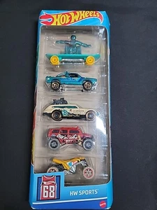 Hot Wheels HW Sports Pack of 5 Skate Grom Subaru Brat Quad Rod Rockster HFV78 - Picture 1 of 7