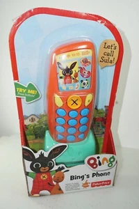 Teléfono Móvil Bing Fisher Price Bing Bunny & Friends Sonidos CBeebies NUEVO 2015 - Imagen 1 de 4