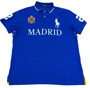 Polo Ralph Lauren Polo T-Shirt Madrid Spain #2 Big Pony Luxury PRL XL - Picture 1 of 11