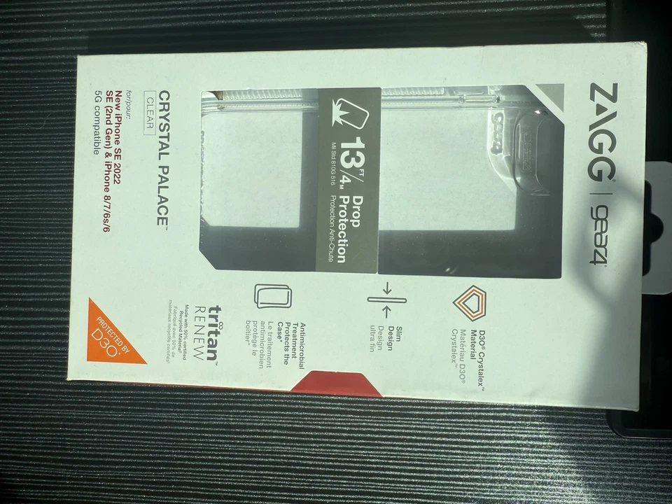 Funda transparente para iPhone SE (3ª y 2ª generación) iPhone 8/7/6s/6 Zagg gear 4 Foto 1 de 3