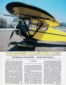 Kinner Monocoupe Aircraft Report 7/12/2025o - Picture 1 of 1
