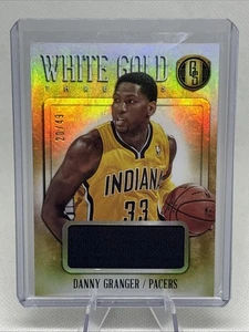 2013-14 Gold Standard White Gold Threads Danny Granger #49 /49 Pacers Jersey NM+ - Picture 1 of 3