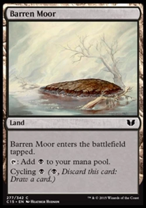 Barren Moor - Light Play MTG Commander 2015 - Image 1 of 1