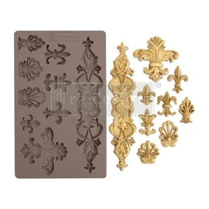 Prima re·design 5" x 8" Silikonform - Fleur de Lis - Bild 1 von 1