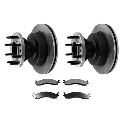 For Ford E-450 Super Duty 03-07 Brake Kit Premium Plain Front Brake Kit w Foto 1 de 4