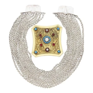 Kropfkette Silber teil vergoldet 25324819, Second Hand, Handarbeit, getragen - Bild 1 von 3