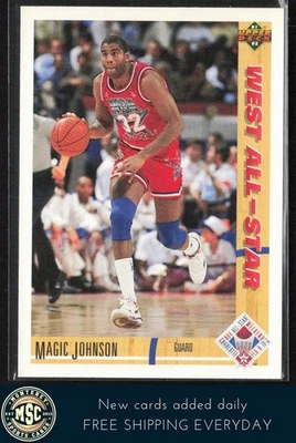 Magic Johnson 1991-92 Upper Deck All-Star #57 Los Angeles Lakers - Image 1 of 2