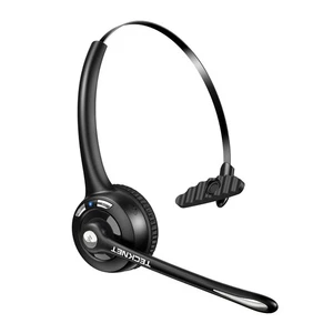 Bluetooth Headset, Wireless Headset with Noise Canceling Microphone for Truck... - Picture 1 of 7