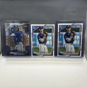 Lot of (3) Bobby Witt Jr. 2023 2024 Bowman Bowman's Best Refractor #6 #59 Royals - Bild 1 von 22