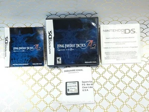 Final Fantasy Tactics A2: Grimoire of the Rift Authntic (Nintendo DS)CIB Tested - Picture 1 of 19