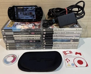 Sony PSP 1003 Handheld Konsole - voll funktionsfähig - 17 Spiele - Original Ladecase - Bild 1 von 14