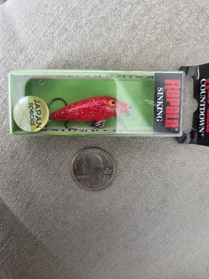 Rapala CD3 Cuenta Regresiva Rojo Holograma Escama FRHF-SH (ESPECIAL JAPÓN) Foto 1 de 3