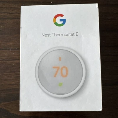 Termostato inteligente programável Nest Thermostat E - Branco (T4000ES) - Imagem 1 de 4