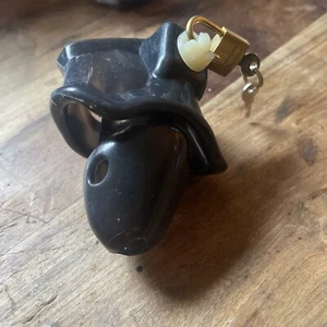 Men designed Birdlocked Pico Silicone spikes Male Chastity Cage cock lock Props - Picture 1 of 4
