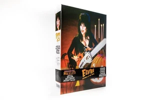 OOP! RARE! ELVIRA #3 -1000 Piece Horror Jigsaw Puzzle (Messed Up Puzzles) - Picture 1 of 2