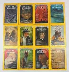 National Geographic 1975 Originals Full Set Jan-Dec Vol. 147 # 1 - Vol. 148 #6 - Picture 1 of 13