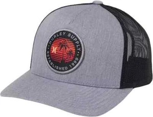 Cappello uomo Hurley Palm Trucker grigio erica - Foto 1 di 2