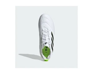 NEW adidas Kids Size 1 COPA PURE.1 FIRM GROUND SOCCER CLEATS White Green HQ8981 - Picture 1 of 5