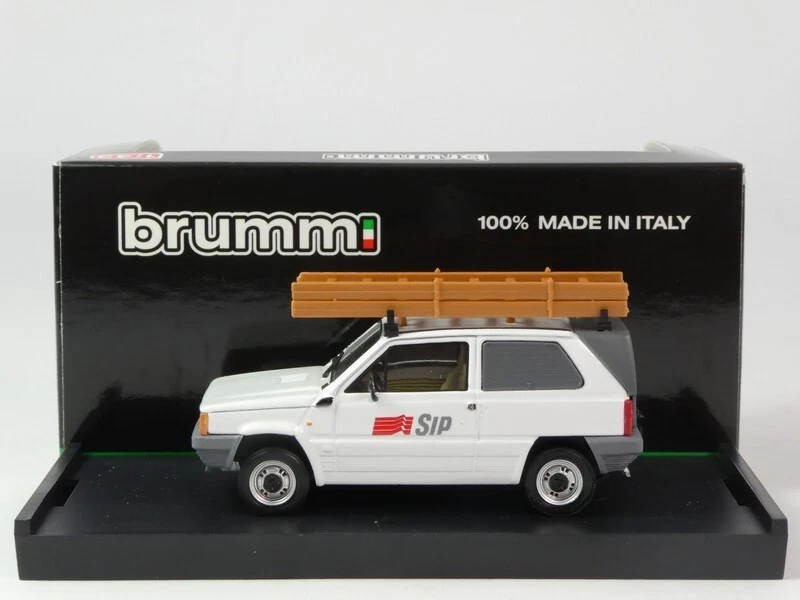 Brumm Fiat Panda 45 S - SIP Furgonetta Moretti 1982 1/43 R506 - Immagine 1 di 4