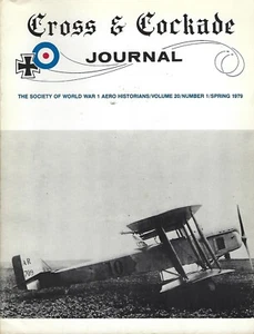 CROSS & COCKADE Journal Vol 20 # 1 (Spring 1979) Society of WWI Aero Historians - Bild 1 von 1