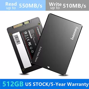 SSD 512GB 2.5" SATA III Internal Solid State Drive Hard Disk For Laptop PC MAC - Picture 1 of 9