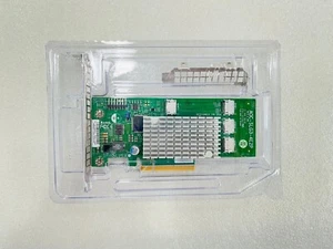 Supermicro AOC-SLG3-4E2P PCIe to SFF-8611 NVME U.2 Quad-Port Host Bus Adapter - Picture 1 of 4