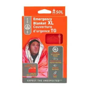 Hoja de calor SOL Manta de emergencia térmica XL 2 personas ¡Silenciosa y cálida! - Imagen 1 de 6