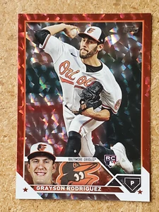 Grayson Rodriguez 2023 Topps Update Red Foil Rookie Parallel #101/199 Orioles RC - Picture 1 of 2