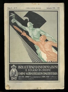 Bollettino d’informazioni Unione Nazionale Ufficiali in Conged0 settembre 1930 - Imagen 1 de 1