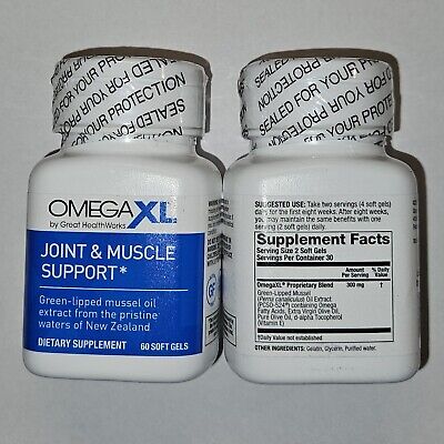 Omega XL 60ct Great HealthWorks Joint Pain Re...