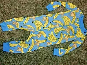 NWT 9-12M or 18-24M The Children's Place MONKEY Banana Footless Pajamas Sleeper - Picture 1 of 2